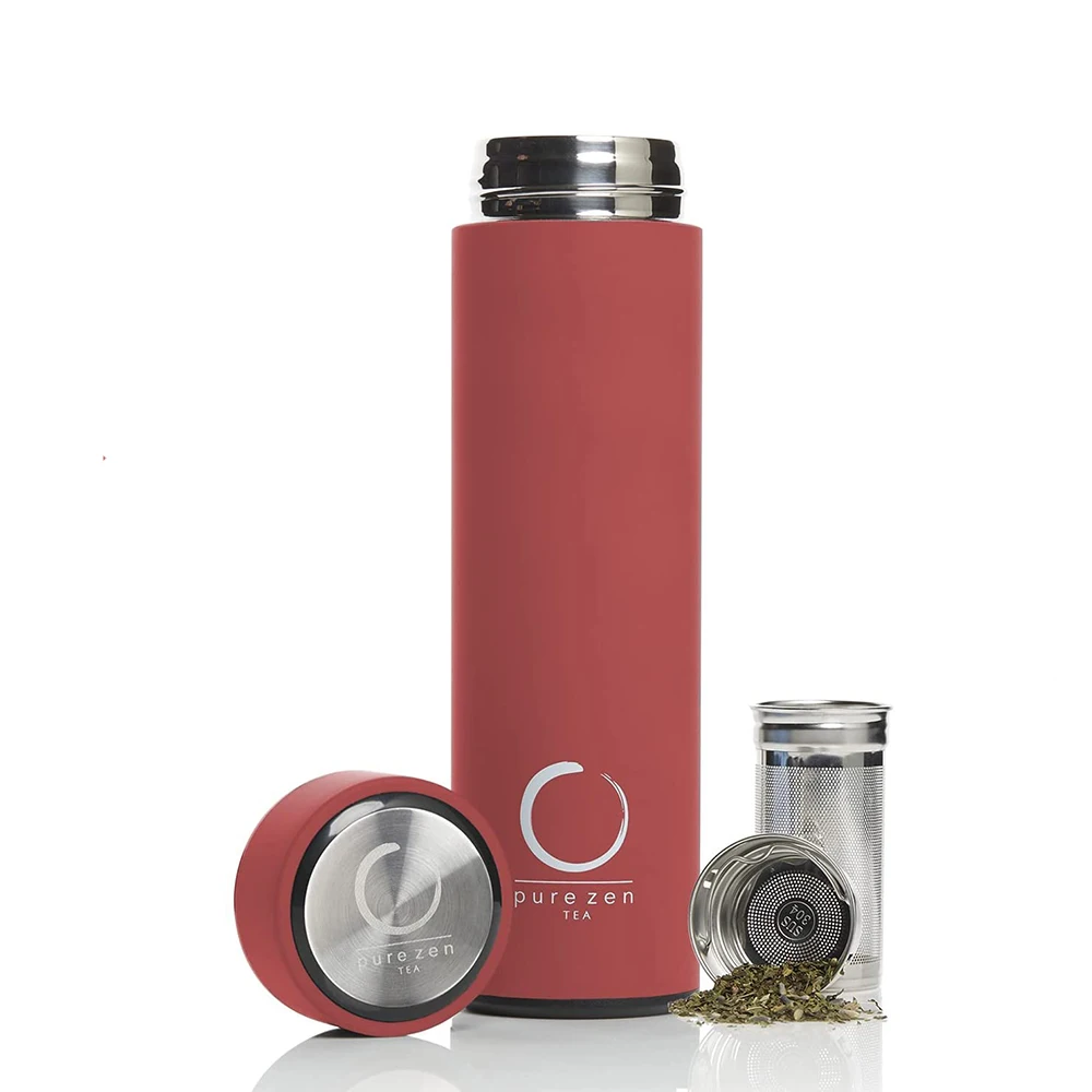 CHUFENG 500ML Custom Stainless Steel Portable Straight Tea Thermos with Infuser for Women
CHUFENG 500ML Custom Stainless Steel Portable Straight Tea Thermos with Infuser for Women