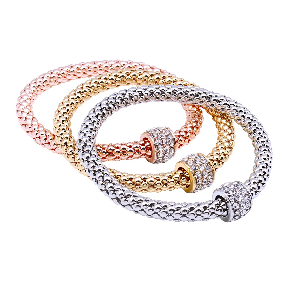 Gold /Silver/Rose Gold Popcorn Chain Bracelet Hollow Rhinestone Cylinder Charm Corn Chain Bracelet
Gold /Silver/Rose Gold Popcorn Chain Bracelet Hollow Rhinestone Cylinder Charm Corn Chain Bracelet