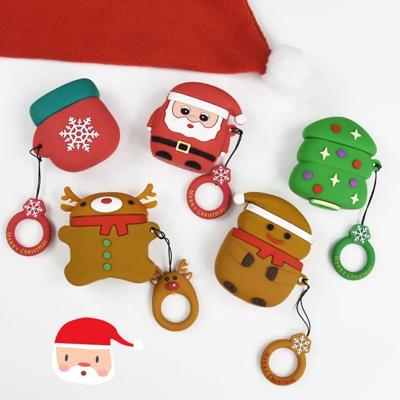 2021 wholesale custom good designer design 3d christmas tree Father Christmas mini silicone case for Airpods, Multi colors
2021 wholesale custom good designer design 3d christmas tree Father Christmas mini silicone case for Airpods, Multi colors