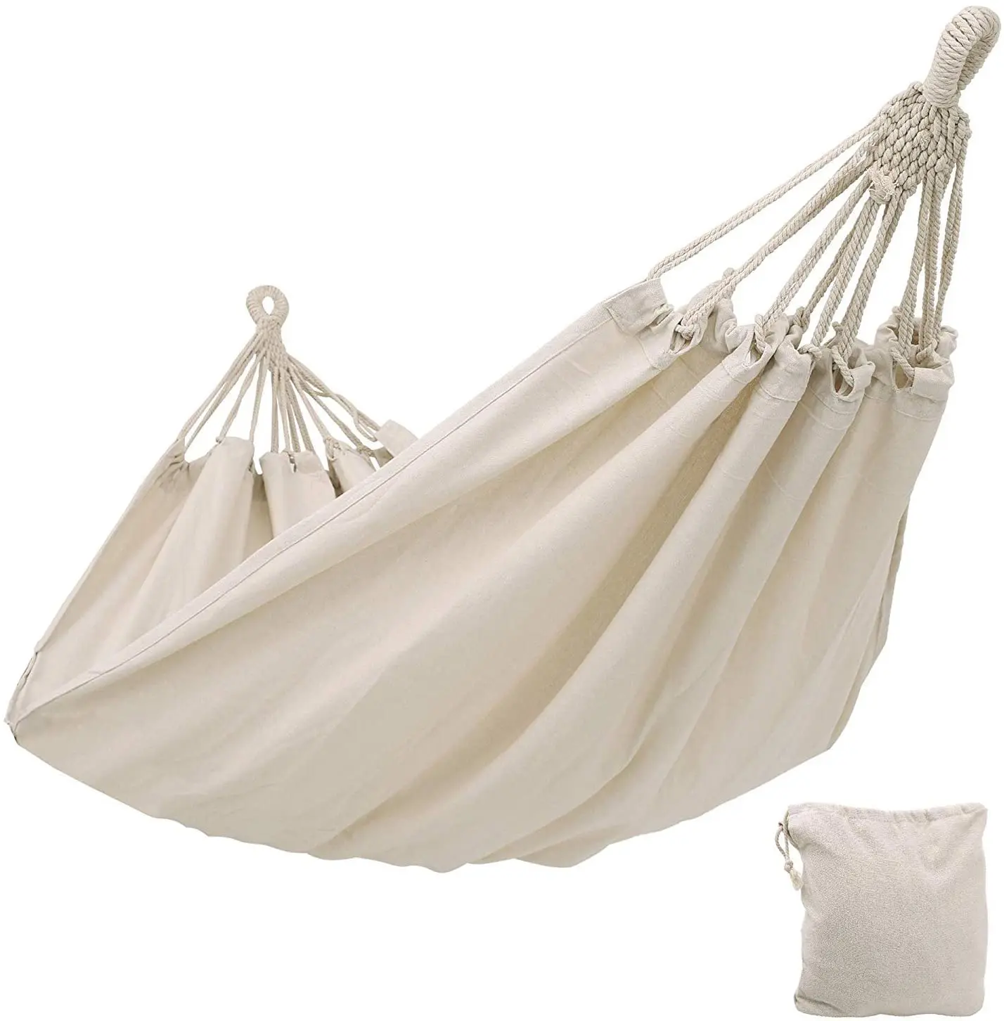 Cotton Hammock Soft Comfortable Woven Cotton Fabric Hammock For Garden And Backyard, White
Cotton Hammock Soft Comfortable Woven Cotton Fabric Hammock For Garden And Backyard, White
