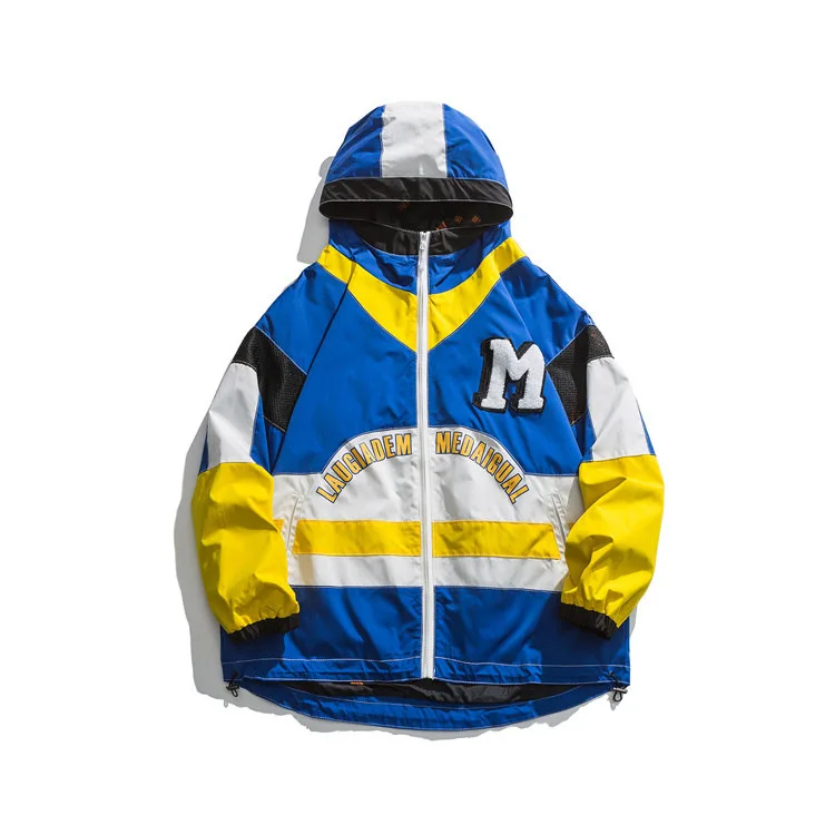 Japan Style newest Sociali jacket Vintage High quality streetwear sport Patchwork hip hop jacket mens fashionable jackets, As picture
Japan Style newest Sociali jacket Vintage High quality streetwear sport Patchwork hip hop jacket mens fashionable jackets, As picture