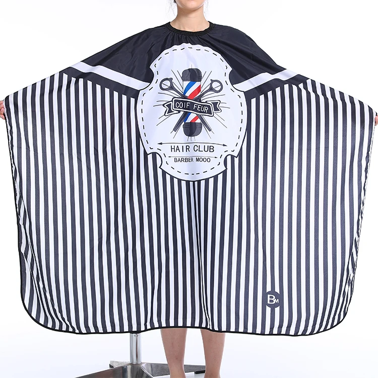 Custom Beauty Salon Hair Stylist Capes window apron stripe polyester fabric for hairdressers with OEM and ODM services, Custom colors
Custom Beauty Salon Hair Stylist Capes window apron stripe polyester fabric for hairdressers with OEM and ODM services, Custom colors