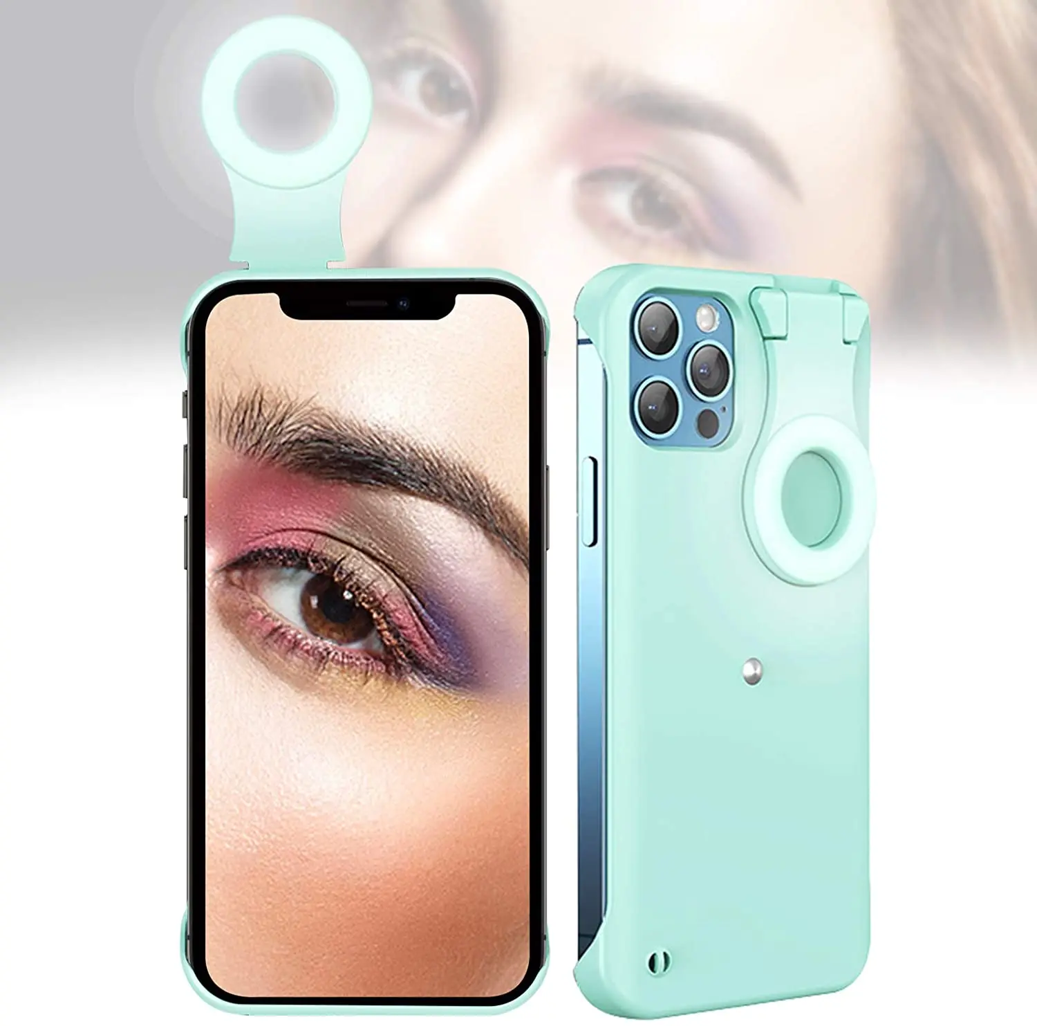 ZHIKE for 2021 Funda women camera white new fashion holder girl led light ring iPhone 12 With Flash Selfie Light Phone Case
ZHIKE for 2021 Funda women camera white new fashion holder girl led light ring iPhone 12 With Flash Selfie Light Phone Case