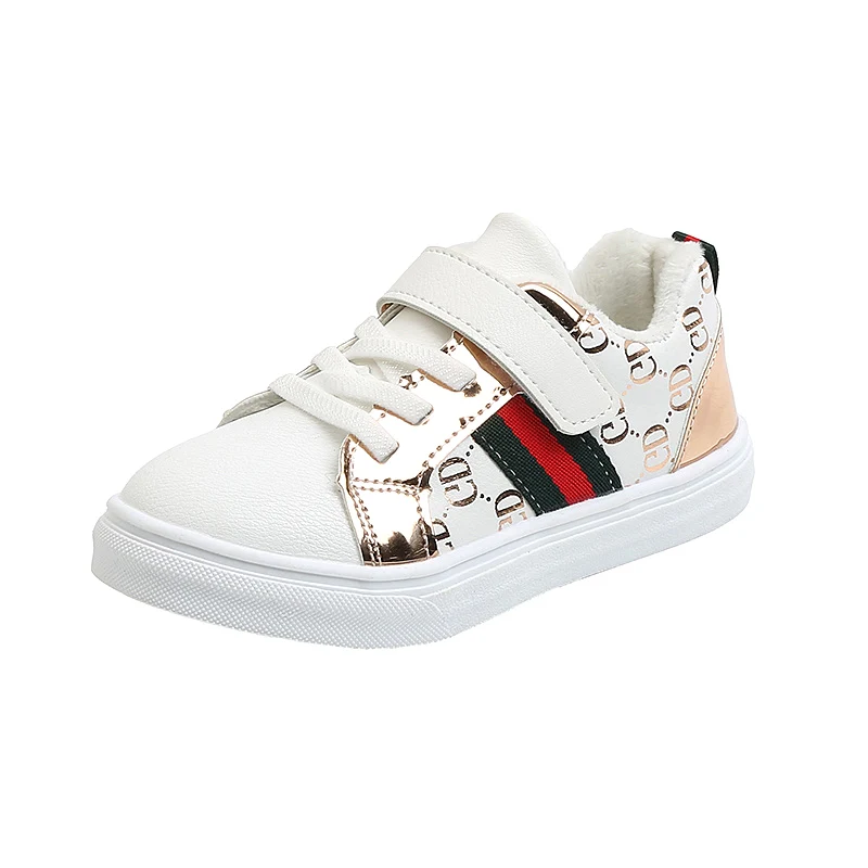 Fashion soft rubber comfortable winter boys running shoes casual kids girl sneakers, Gold/silver
Fashion soft rubber comfortable winter boys running shoes casual kids girl sneakers, Gold/silver