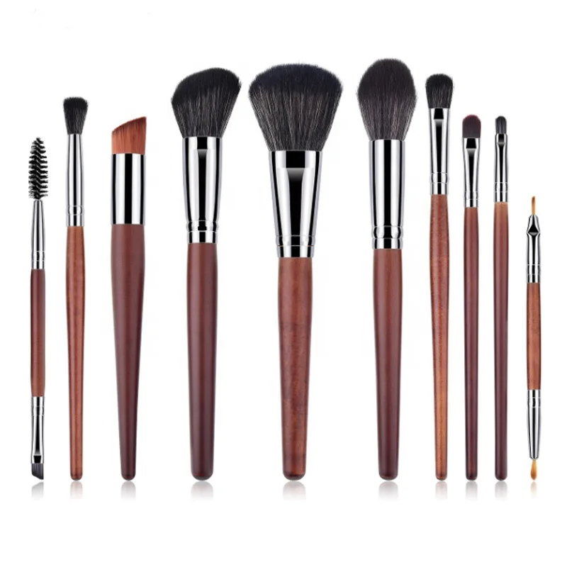 10pcs High End Classic Makeup Brush Set Wooden Handle Foundation Powder Blush Eyeshadow Brush Cosmetic, Brown
10pcs High End Classic Makeup Brush Set Wooden Handle Foundation Powder Blush Eyeshadow Brush Cosmetic, Brown