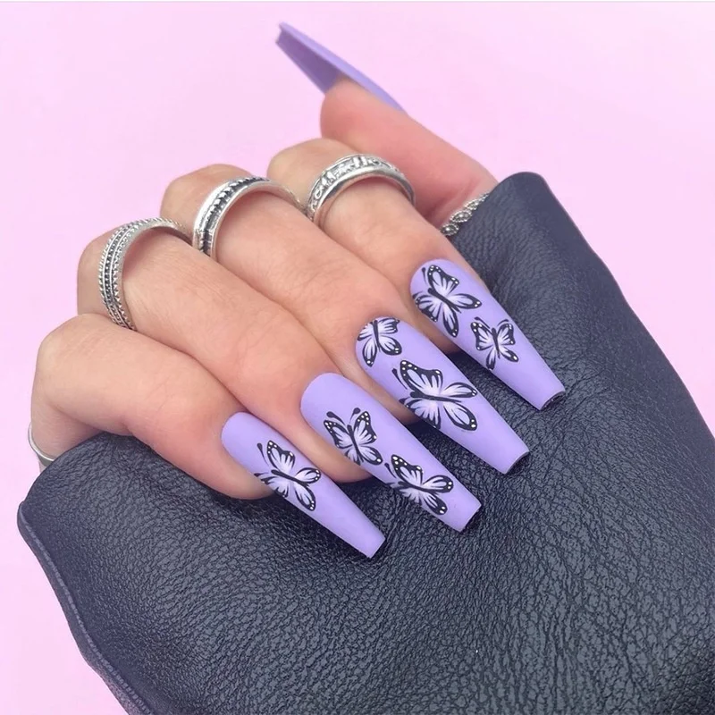 TKL Jewelry finger full cover fancy decoration press on coffin nail tips full cover false nails tips
TKL Jewelry finger full cover fancy decoration press on coffin nail tips full cover false nails tips