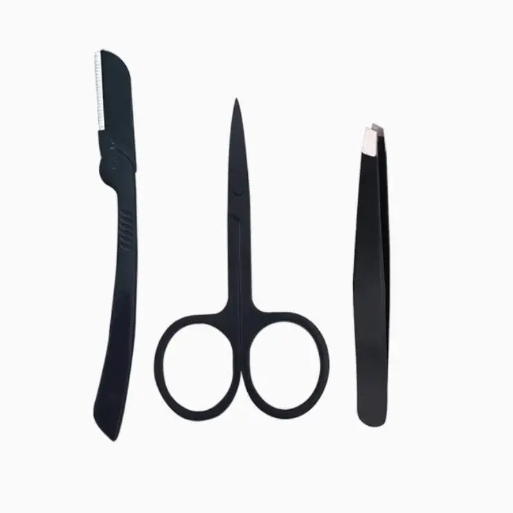 3PCS Eyebrow Trimming Tool Portable Practical Stainless Steel Durable Eyebrow Trimming Set Eyebrow Grooming Kit
3PCS Eyebrow Trimming Tool Portable Practical Stainless Steel Durable Eyebrow Trimming Set Eyebrow Grooming Kit