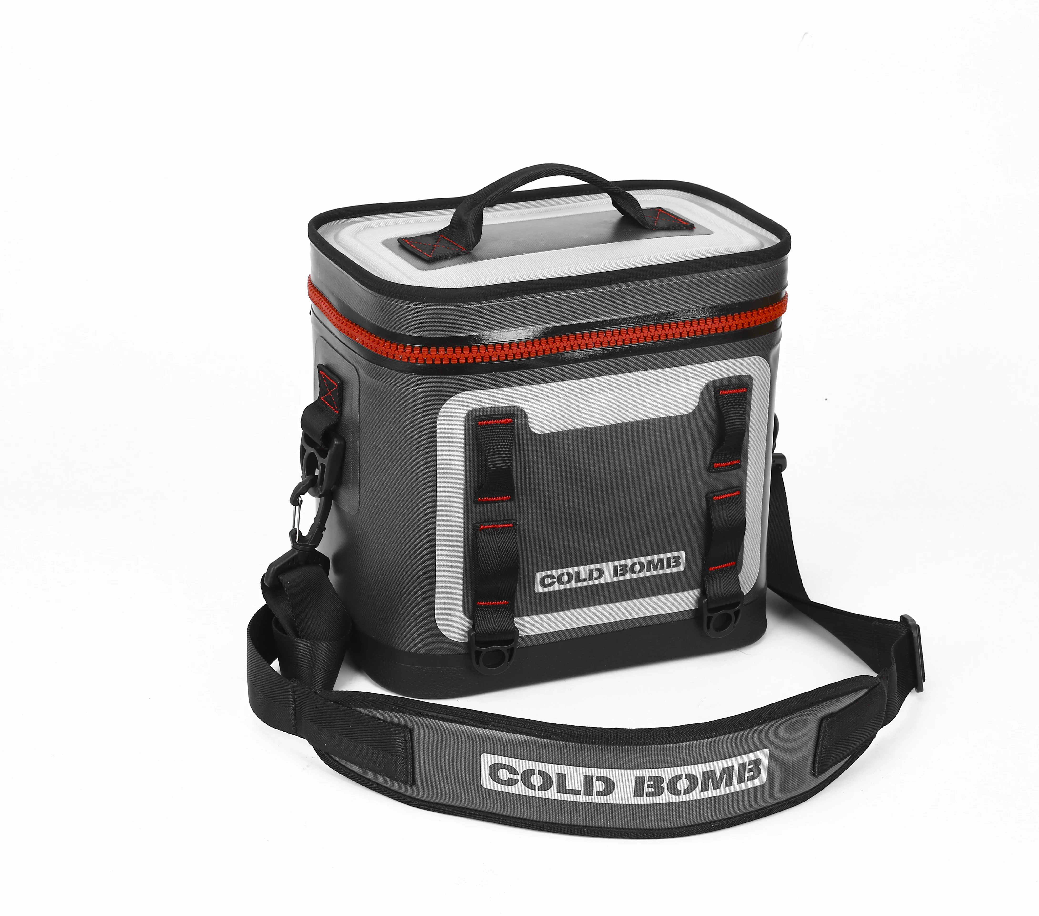 COLD BOMB Soft Cooler Portable 20cans Beach Cooler Insulated Soft Pack Cooler Fish bags, Customized color
COLD BOMB Soft Cooler Portable 20cans Beach Cooler Insulated Soft Pack Cooler Fish bags, Customized color