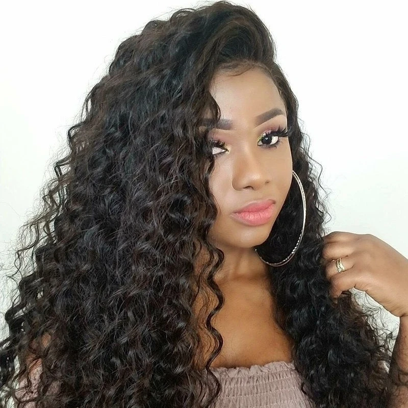 Hot Selling 150% Density Unprocessed Raw Remy Hair 13x4 Wigs Wholesale Brazillian Lace Deep Wave Lace Wigs Human hair Online 
Hot Selling 150% Density Unprocessed Raw Remy Hair 13x4 Wigs Wholesale Brazillian Lace Deep Wave Lace Wigs Human hair Online