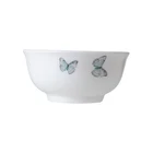 Wholesale Dinnerware Type And Melamine Plastic Blue Butterfly Flower Pattern Restaurant Bowl