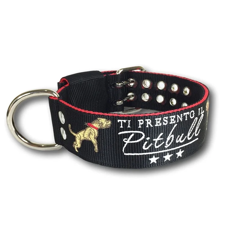 2 inch Wide Four Layers Thick Heavy Duty Adjustable Metal Buckle Dog Collars for Bully Pitbull Dogs, Customized
2 inch Wide Four Layers Thick Heavy Duty Adjustable Metal Buckle Dog Collars for Bully Pitbull Dogs, Customized