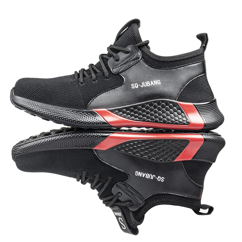 Hot Selling Wholesale Industrial Safety Shoes for Men Lightweight Work Boots Casual Trainers, Black
Hot Selling Wholesale Industrial Safety Shoes for Men Lightweight Work Boots Casual Trainers, Black
