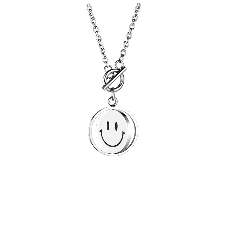 Punk Chain Hip hop Stainless chain Turning smiles Pendant Alloy Necklace NA058, As the pictures
Punk Chain Hip hop Stainless chain Turning smiles Pendant Alloy Necklace NA058, As the pictures