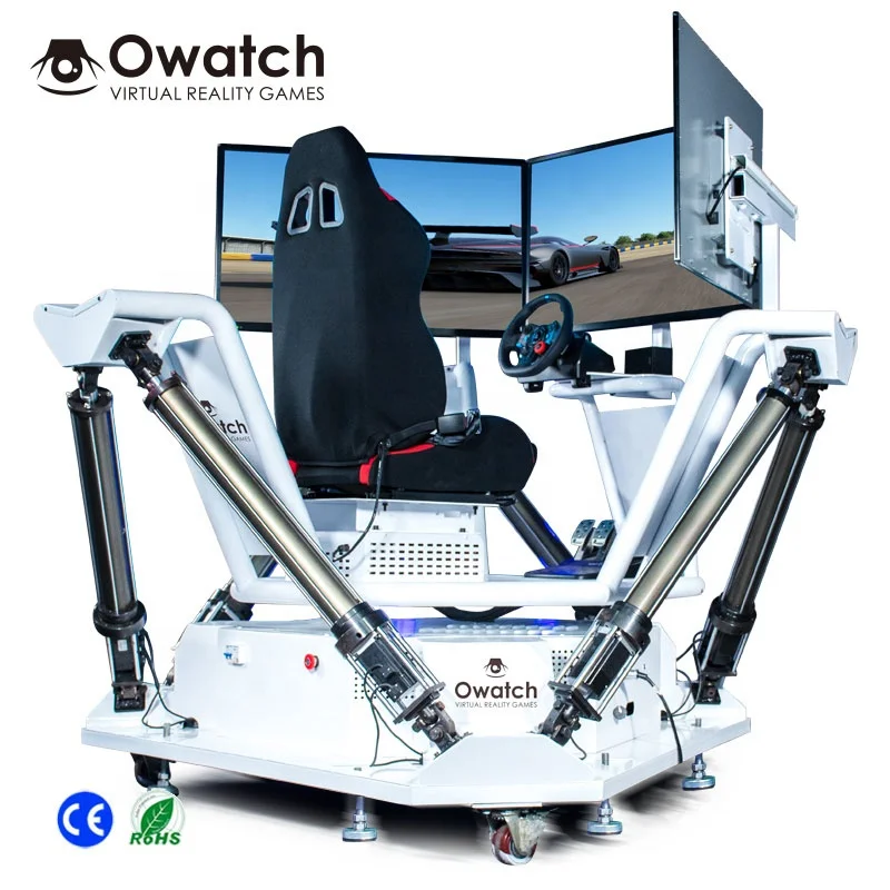 NEW!360 Degree Car Racing Simulator 3 Screen 6 DOF Driving Car Machine, Picture
NEW!360 Degree Car Racing Simulator 3 Screen 6 DOF Driving Car Machine, Picture