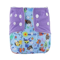 

Printing Waterproof One Size Adjust Inserts Reusable Baby Aio All In One Baby Cloth Diaper With Inserts Cloth Nappies Diaper