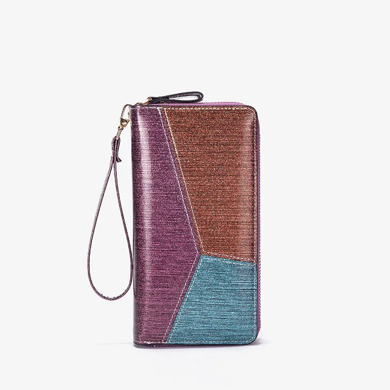 2021 new wholesale Double zipper wallet ladies long stitching contrast color Korean version change mobile phone bag
2021 new wholesale Double zipper wallet ladies long stitching contrast color Korean version change mobile phone bag