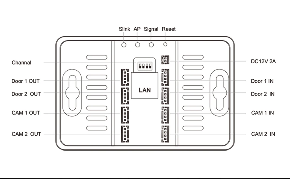 Tuya smart WIFI box for 4 wire video door phone
