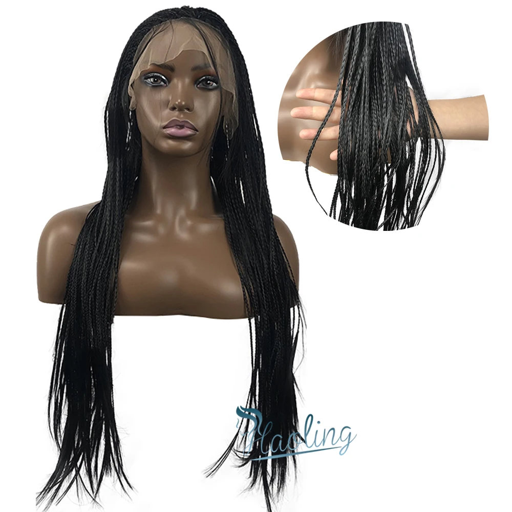 Hand Braiding Hair Synthetic Lace Wig 13x4 Frontal Lace Black Wig High Density Lace Frontal Wig for Black Women
Hand Braiding Hair Synthetic Lace Wig 13x4 Frontal Lace Black Wig High Density Lace Frontal Wig for Black Women