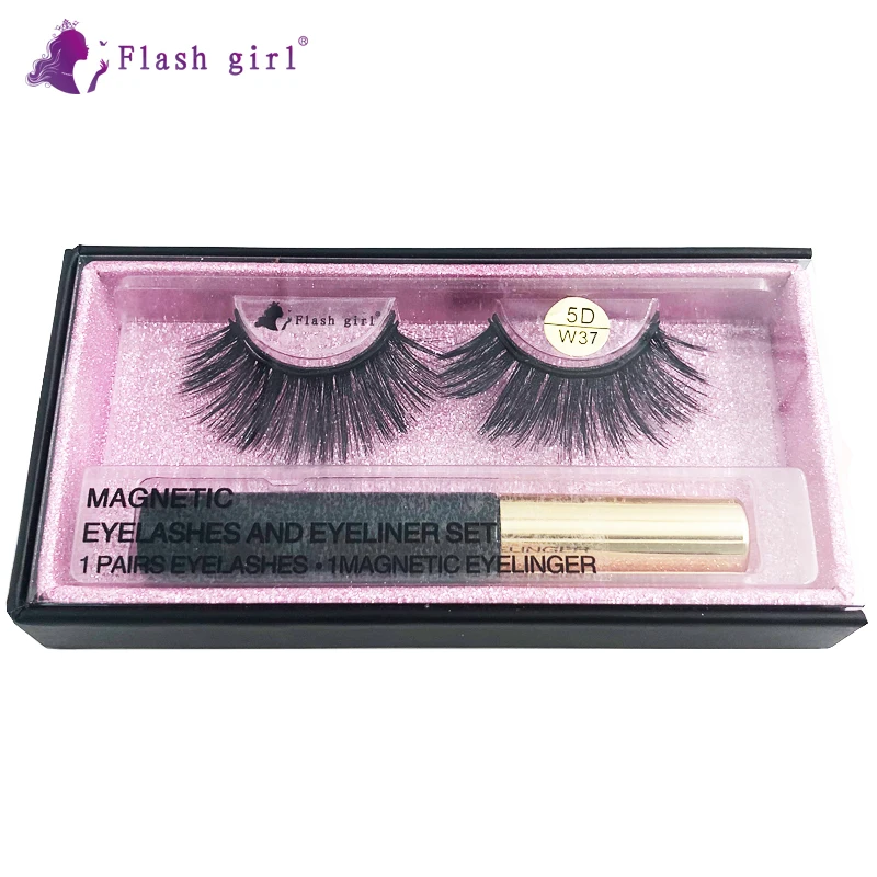 Custom your own brand label packaging hot-selling 5D W37 magnetic eyelashes match eyeliner suit
Custom your own brand label packaging hot-selling 5D W37 magnetic eyelashes match eyeliner suit