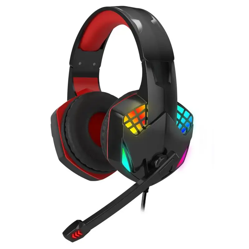 2021 Hot Sale Bass Stereo 7.1 Gaming Headset With RGB 3.5mm Headphone with Noise Canceling Microphone
2021 Hot Sale Bass Stereo 7.1 Gaming Headset With RGB 3.5mm Headphone with Noise Canceling Microphone