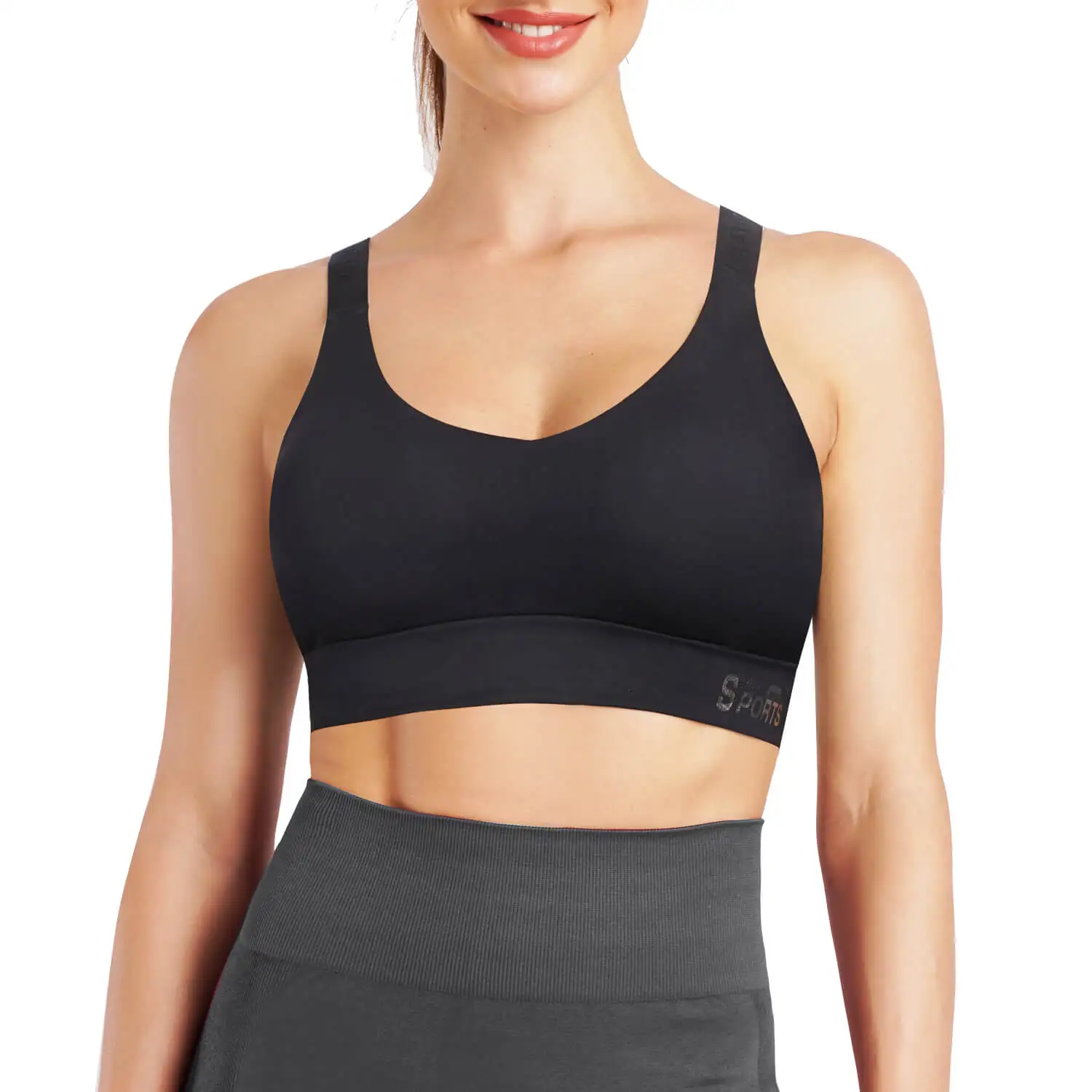 Wholesale Seamless Wirefree Running Workout Supportive Yoga Fitness Sports Bra for Women
Wholesale Seamless Wirefree Running Workout Supportive Yoga Fitness Sports Bra for Women