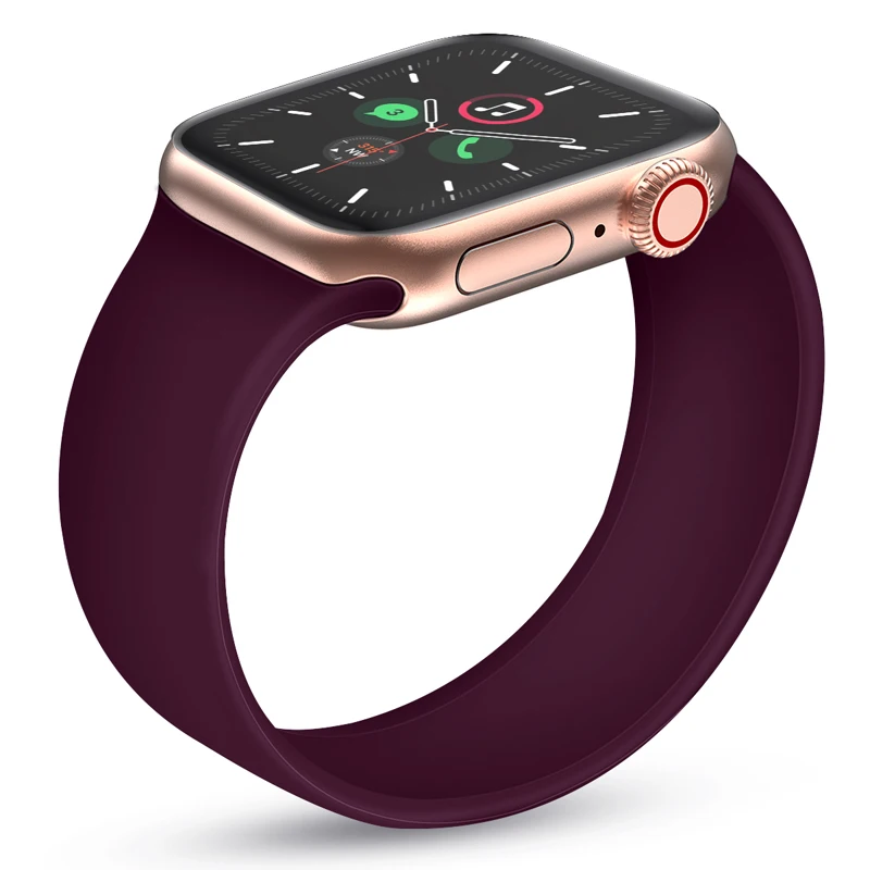 Solo Loop strap for apple watch serie 6 SE 5 4 band 40mm 44mm Silicone sport bracelet for iWatch 3 band 38mm 42mm Wrist strap, Optional
Solo Loop strap for apple watch serie 6 SE 5 4 band 40mm 44mm Silicone sport bracelet for iWatch 3 band 38mm 42mm Wrist strap, Optional