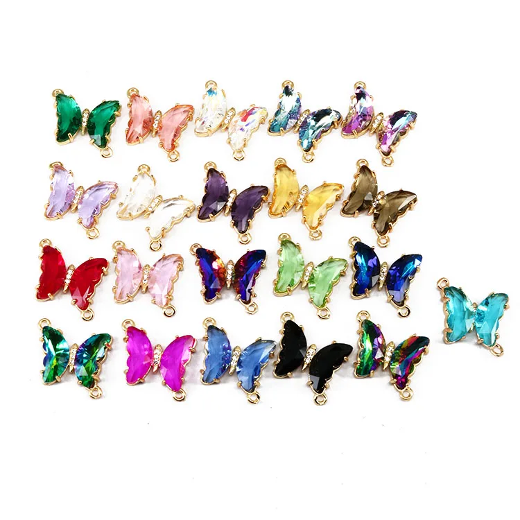 CZ8358 Jewelry rainbow clear colored CZ Zircon glass crystal Charms butterfly pendant
CZ8358 Jewelry rainbow clear colored CZ Zircon glass crystal Charms butterfly pendant