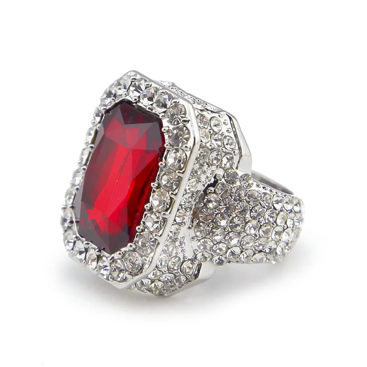 New original hip hop alloy women men cuban rings ice out gold set diamond big gemstone rings jewelry, Mix color or custom colors
New original hip hop alloy women men cuban rings ice out gold set diamond big gemstone rings jewelry, Mix color or custom colors