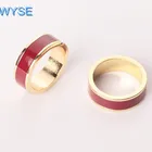 Personalized Minimalist Style Alloy round ring with epoxy gold plating high quality for perfume bottle