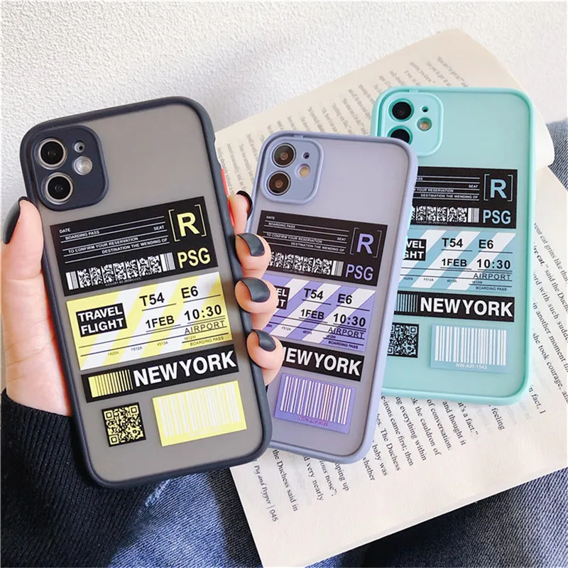 Air Ticket Label World Clear Phone Case For iPhone 11 Pro Max X XR XS Max 7 8 Plus SE Camera Protection Hard PC Back Cover
Air Ticket Label World Clear Phone Case For iPhone 11 Pro Max X XR XS Max 7 8 Plus SE Camera Protection Hard PC Back Cover