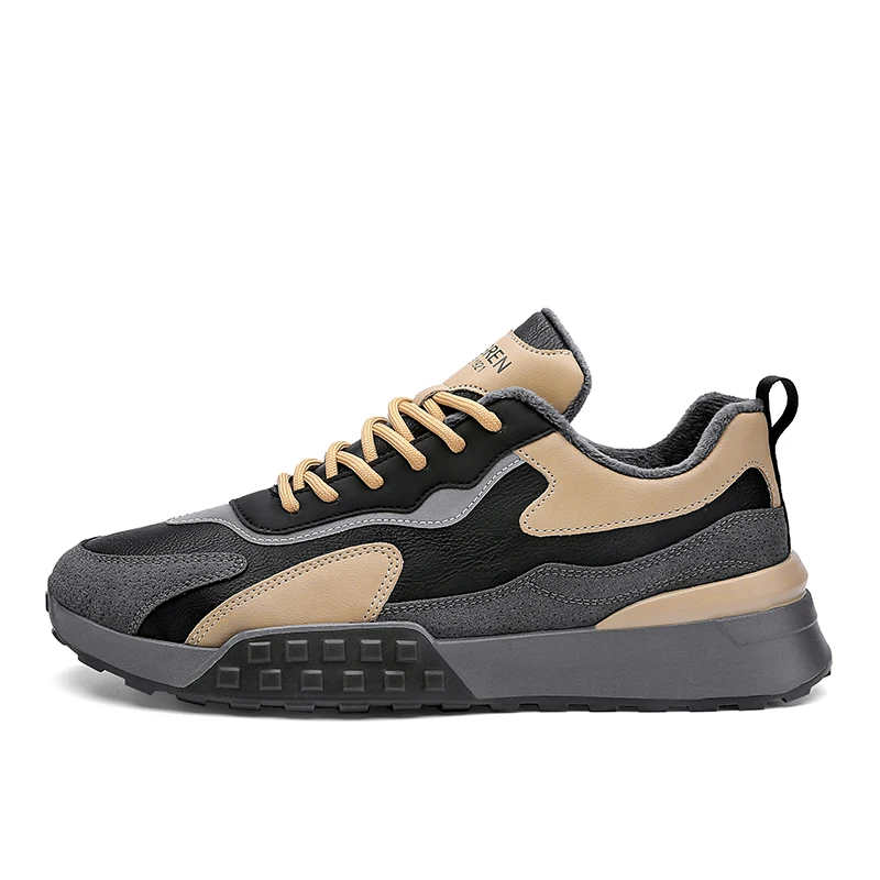 2021 Winter New Men Casual Shoes Lace up Men Shoes Lightweight Comfortable Breathable Walking Sneakers, Gray, khaki black
2021 Winter New Men Casual Shoes Lace up Men Shoes Lightweight Comfortable Breathable Walking Sneakers, Gray, khaki black