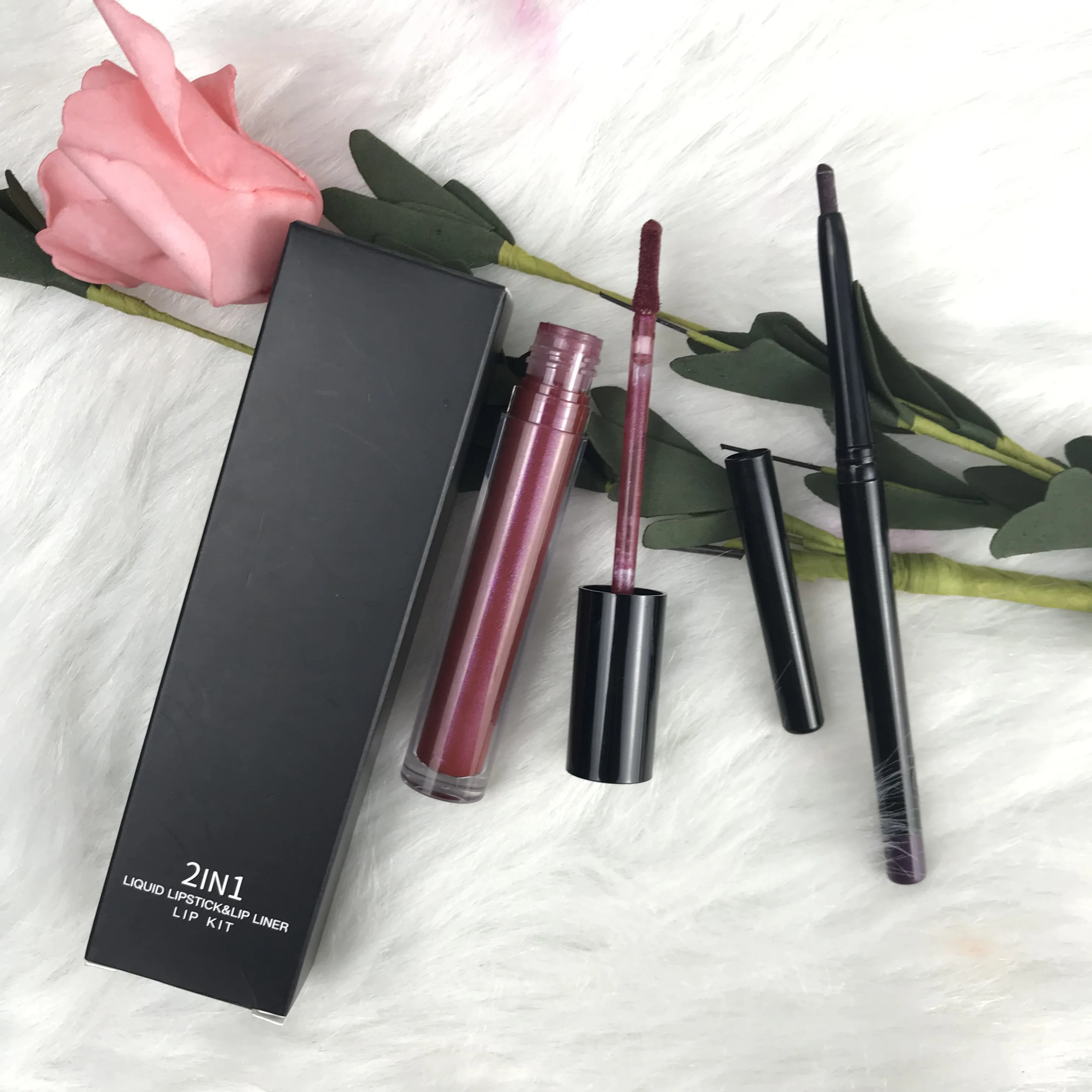 Cosmetic packaging matte lipstick lipliner 2 in 1 lips kit lip gloss and lipliner kit private label
Cosmetic packaging matte lipstick lipliner 2 in 1 lips kit lip gloss and lipliner kit private label