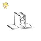 Display Clips Display Sign Clip Plastic Wide Base Super Grip Sign Holder Display Shelf Talker Talker Clips