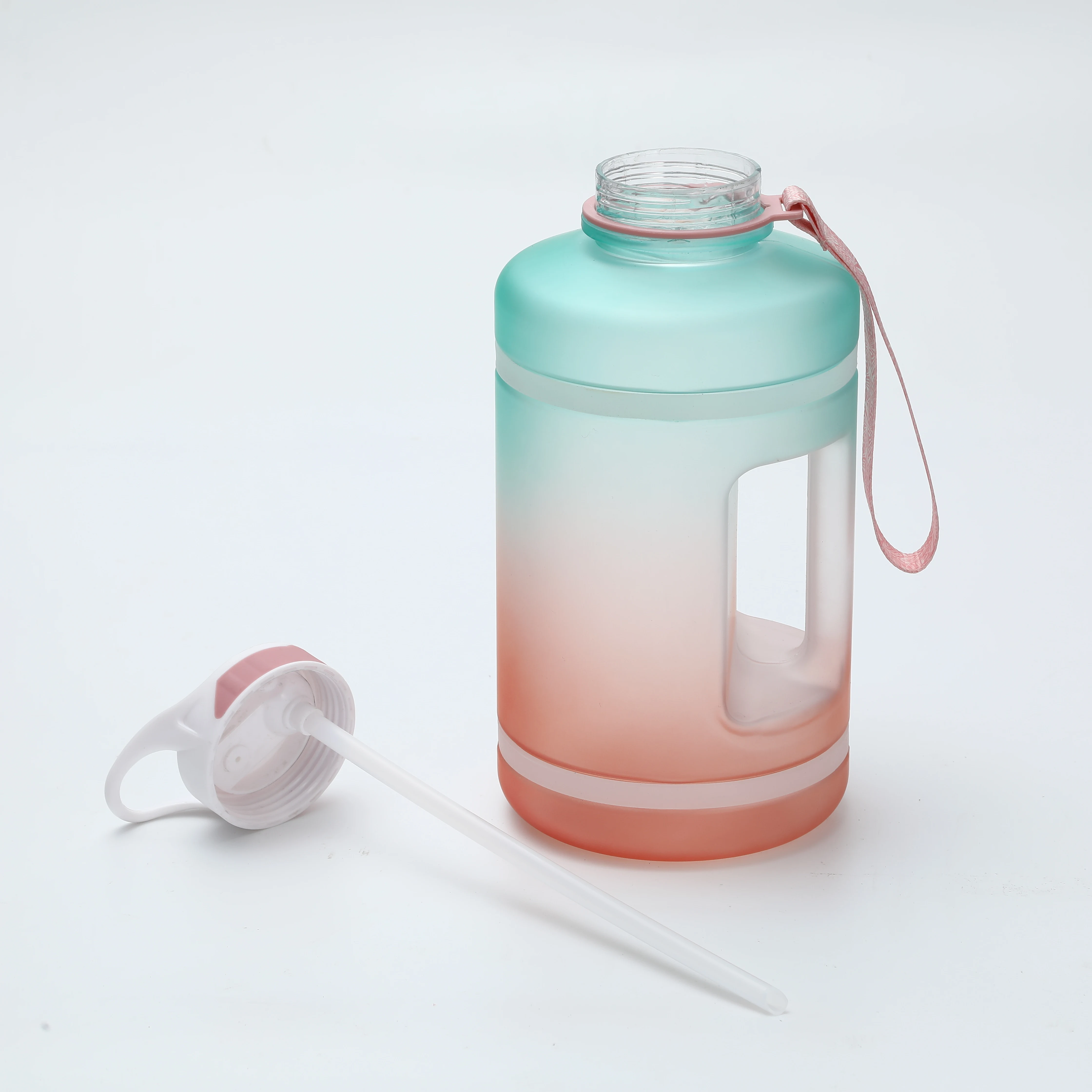 Big Fashion Gradient Cute Promotional Logo Custom Stylish Water Bottle