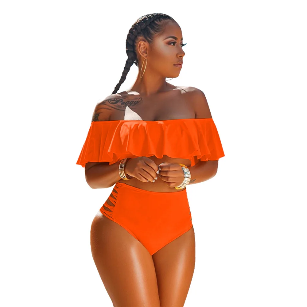 Sexy Split Swimsuit One-Shoulder Tight High Waist Two Piece Designer Swimsuit, As picture
Sexy Split Swimsuit One-Shoulder Tight High Waist Two Piece Designer Swimsuit, As picture