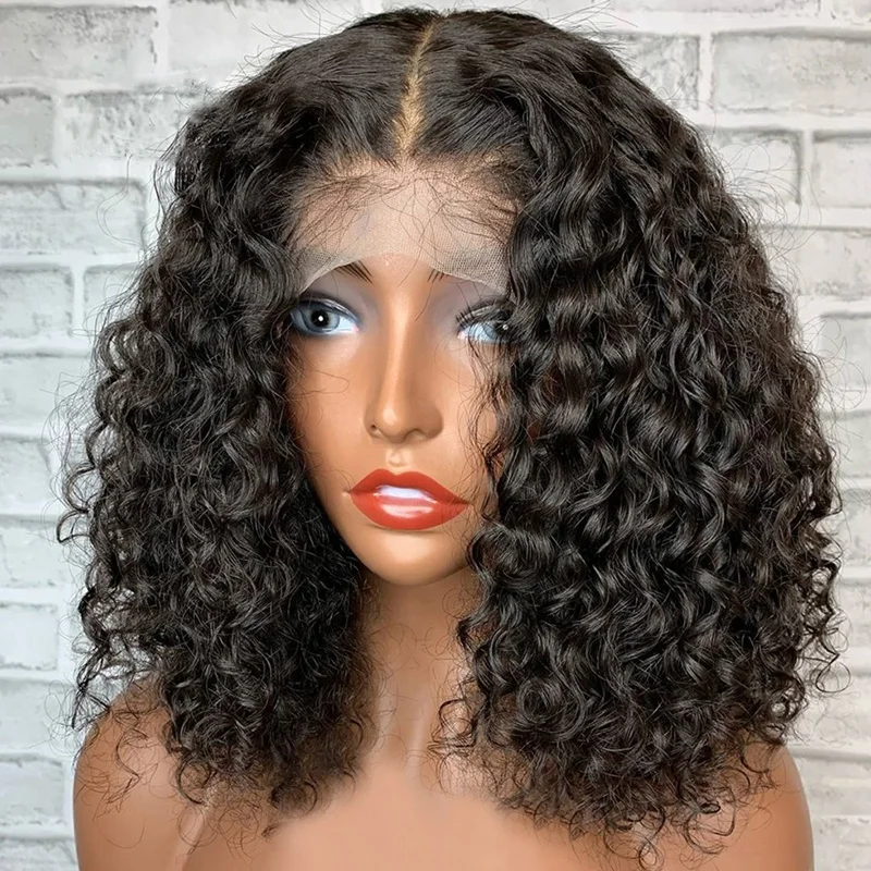 Unprocessed 100% Virgin Human Hair Wig 14 Inch Deep Curly Short Cut Bob High Density Full Lace Wig
Unprocessed 100% Virgin Human Hair Wig 14 Inch Deep Curly Short Cut Bob High Density Full Lace Wig