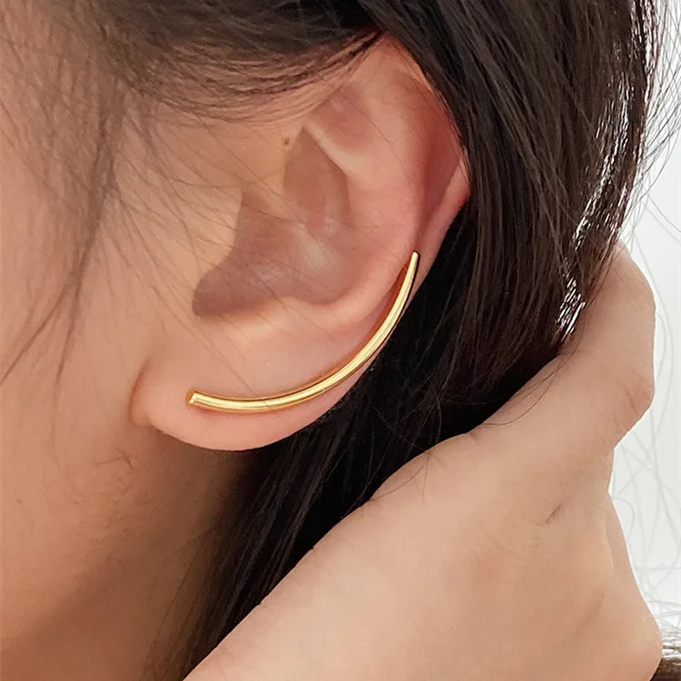 Vershal Korean Style Gold Plated Minimalist Asymmetrical Design Earrings Jewelry For Women
Vershal Korean Style Gold Plated Minimalist Asymmetrical Design Earrings Jewelry For Women
