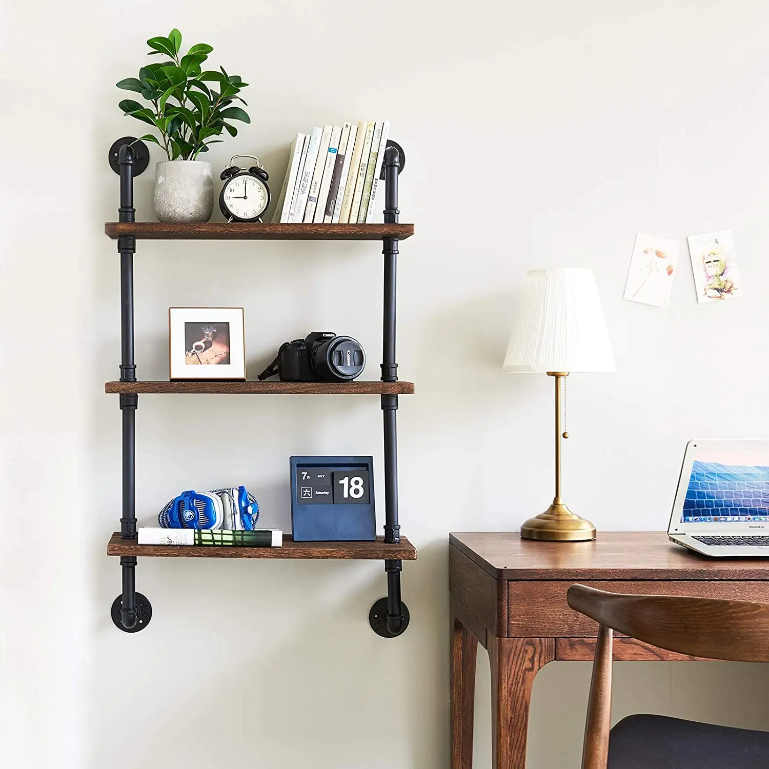 Industrial Pipe Book Shelf Display Racks Storage Holders & Racks, Black
Industrial Pipe Book Shelf Display Racks Storage Holders & Racks, Black