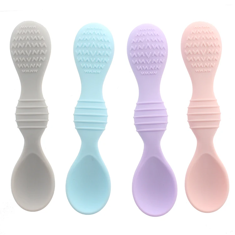 High Quality Eco-friendly BPA Free Soft Tip Baby Feeding Spoon, Pink/blue/purple/grey
High Quality Eco-friendly BPA Free Soft Tip Baby Feeding Spoon, Pink/blue/purple/grey