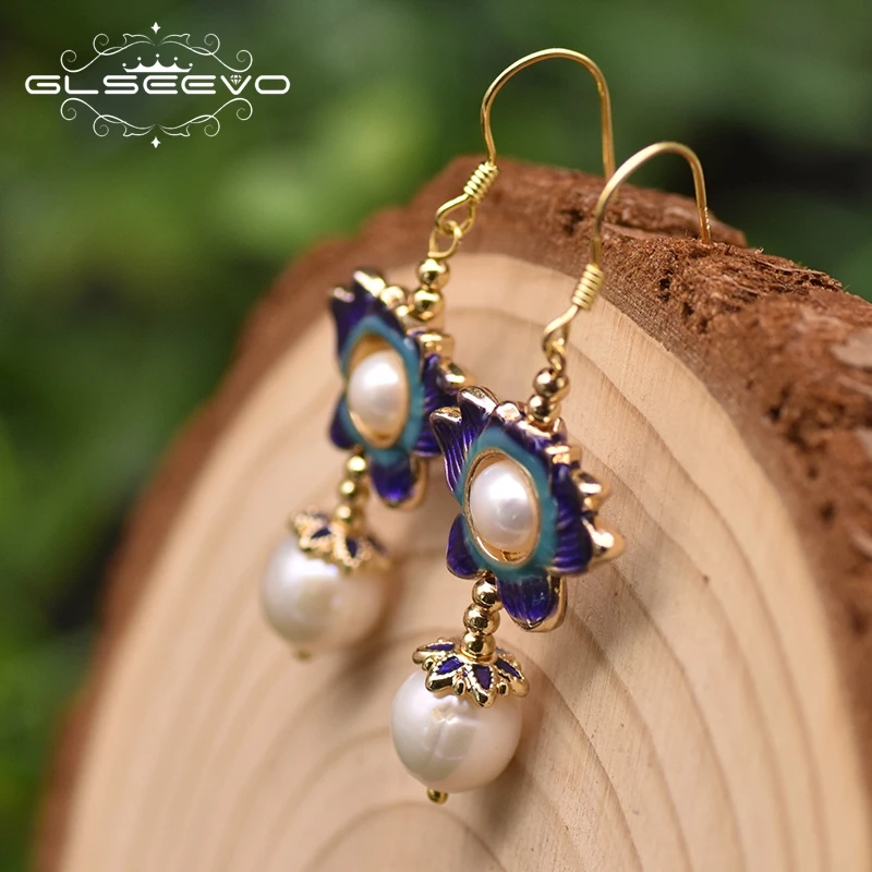 Cloisonne Personalized Women Drop Earrings Natural Fresh Water Pearl Handmade Vintage Flower Earrings Jewellery
Cloisonne Personalized Women Drop Earrings Natural Fresh Water Pearl Handmade Vintage Flower Earrings Jewellery