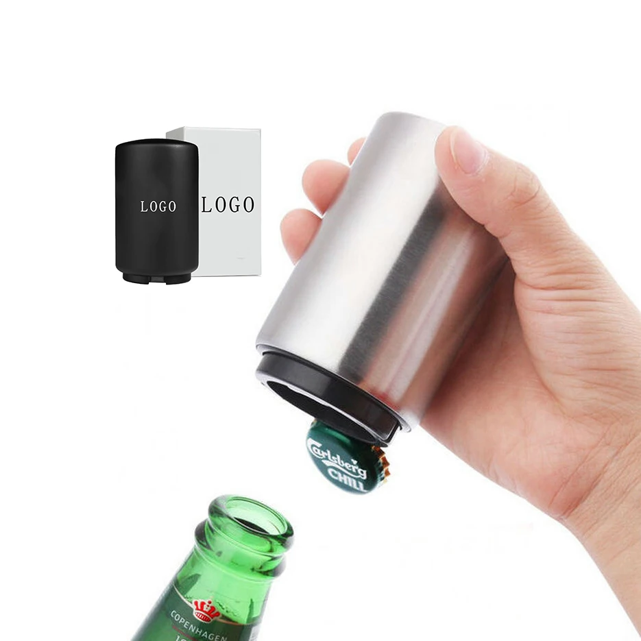 Pop-the-Top Stainless Steel Automatic Beer Bottle Opener with No Damage to Bottle cap, Silver
Pop-the-Top Stainless Steel Automatic Beer Bottle Opener with No Damage to Bottle cap, Silver