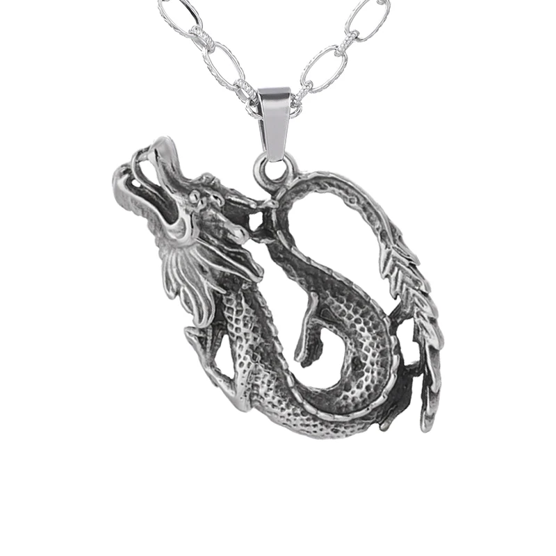 high quality stainless steel 361 punk dragon pendant necklace, Picture shows
high quality stainless steel 361 punk dragon pendant necklace, Picture shows