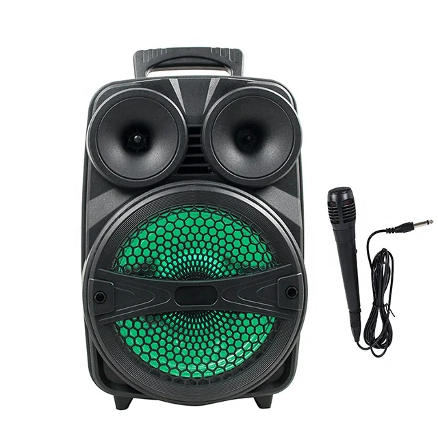 Mini 8 inch bass family portable stereo wireless party speaker with LED disco light
Mini 8 inch bass family portable stereo wireless party speaker with LED disco light