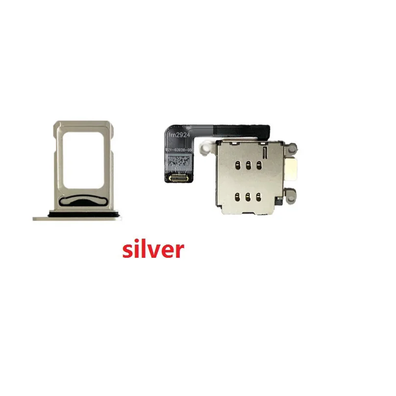 Original replacement single/dual sim card reader connector flex cable with sim card tray for 14 pro max plus pro
Original replacement single/dual sim card reader connector flex cable with sim card tray for 14 pro max plus pro