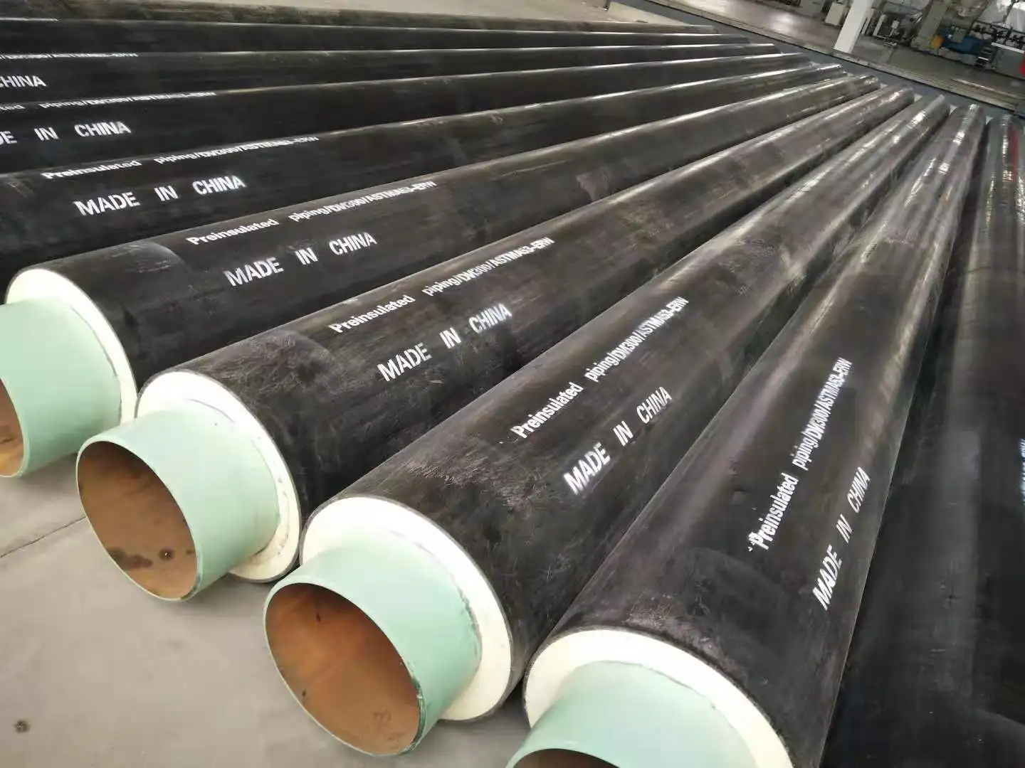 underground steam pipe insulation with calcium silicate material