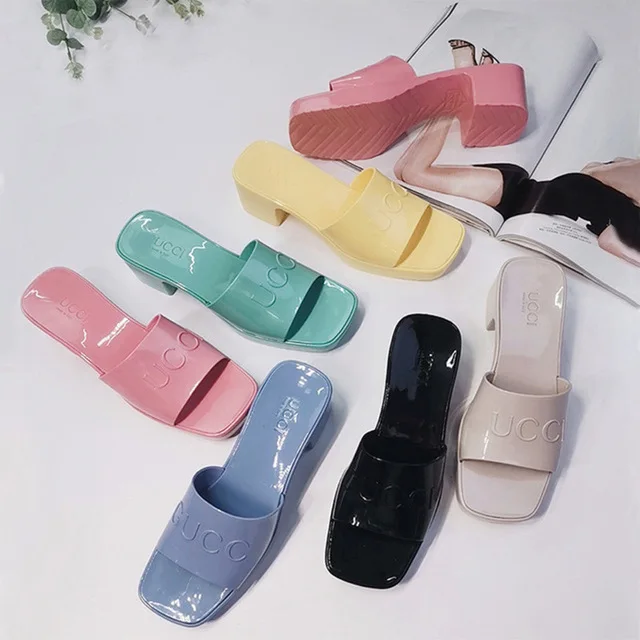 2021 woman latest stylish casual wedge high heel sleepers shoes gocci slippers sandals for women outdoor, All color available
2021 woman latest stylish casual wedge high heel sleepers shoes gocci slippers sandals for women outdoor, All color available