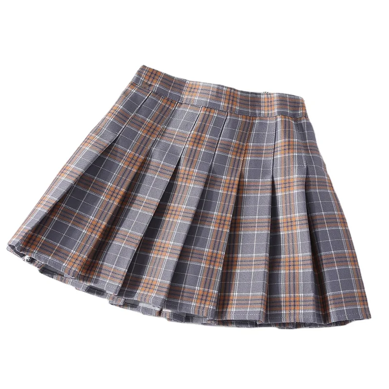Girls pleated skirt children's plaid skirt 
Girls pleated skirt children's plaid skirt