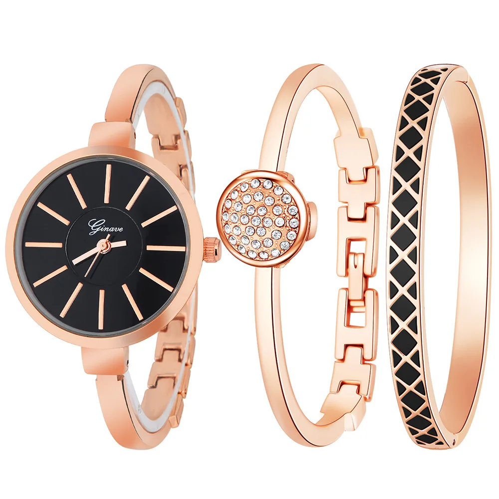 TC Custom watches set lady gift set vogue bangle watch thin metal band lady watch set
TC Custom watches set lady gift set vogue bangle watch thin metal band lady watch set