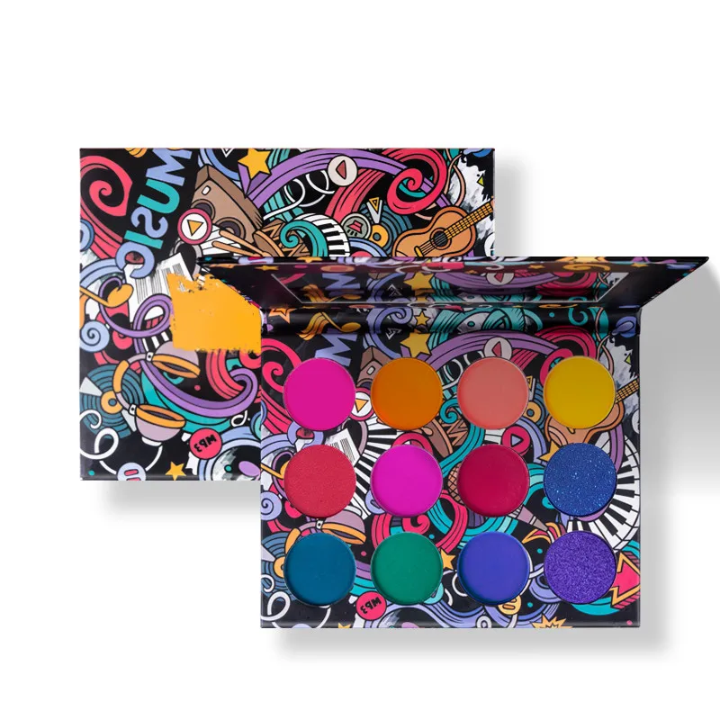 New 12 Colors Eyeshadow Palette Matte Shimmer Pigmented Shades Eye Makeup Eyeshadow Palette For Halloween
New 12 Colors Eyeshadow Palette Matte Shimmer Pigmented Shades Eye Makeup Eyeshadow Palette For Halloween