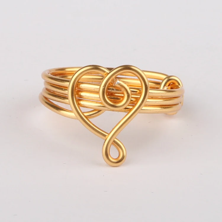 Xuqian High Quality Vintage Wire Wrap Heart Shaped Rings for Women Jewelry Open Ring Gold Plated Round XQ
Xuqian High Quality Vintage Wire Wrap Heart Shaped Rings for Women Jewelry Open Ring Gold Plated Round XQ